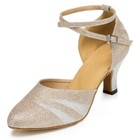 Latin Modern Dance Shoes Women Tango Ballroom Jazz Salsa Indoor Sole Heels Shoes