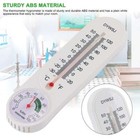 Wall Thermometer Indoor Outdoor Mount Garden Greenhouse Home Humidity Meter Tool