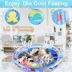 Cooling Comfort Water Play Mat For Dogs And Cats  Interactive Sensory