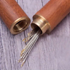 12pcs Hand Sewing Needles Set With Threader Stainless Steel For Embroidery Craft