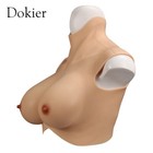 Plus Size No Oil Silicone Crossdresser Breast Forms Breastplate Drag Queen Boobs