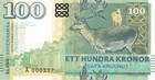 Gabris Fantasy Banknote Finland 100 Krone 2018 Unc Aland Islands    000337