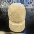 Milk Glass Dome Style Insulator Cd 154 Embossed Ceramic Antique Collectible