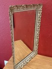 Vintage Ornate Gold Filigree Frame Mirror  Wall Hanging