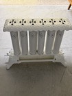 Antique Jeweled Victorian Cast Iron Gas Parlor Stove  Radiator Heater