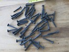 1 1 2  Rose Head Nails Square Wrought Iron Vintage Rustic Historic Qty 55