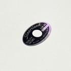 Oval Drum Badge Slingerland Black And Silver Niles Il 70 s Through Early 80 s