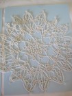 Tatting Doily Tatted Handmade Antique Round   Snowflake Lot 2