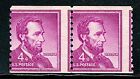 Mint Us Errors Pair Of  misperf  Stamp scott  1058  mnh 