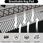Non Slip Rug Pads 2x3 Ft Non Skid Rug Pad Gripper  Anti-slip Carpet Rug Mats For