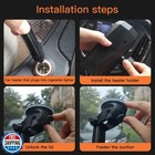 Shangyoyi 12v 150w Max Heater For Vehicle  360 Degree Rotatable W