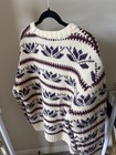 Topman Long-sleeve Sweater Size Large Men s Wool Blend Geometric New