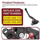 Left Hand Rear Brake Lever Assy For Honda Fourtrax 300 Trx300 Trx300fw 1988-2000
