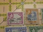 Jamaica Vintage Stamp Lot 9 Used Hinged King George Vi Kgvi Pictorial Definitive