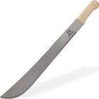 High Carbon Steel Bush Style Outdoor Machete Knife Ful Tang 19  Blade Yard Tool