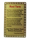 Feng Shui Red Tara Talisman Card