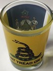 Dirigo Maine  the Pine Tree State  Collectible 2oz Shot Glass  don t Tread On Me
