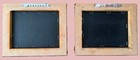 A Pair Of Vintage Ornate Gold Mini Frames     Floral Prints     5    X 6   