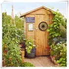 2 Pack Wooden Decorative Vintage Wood Garden Wagon Wheel Wall Decor