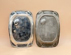 Vintage Kayserzinn 4822 Pewter Trays - Art Nouveau Jugendstil - Pair Of 2 Nice 