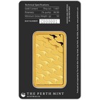 50 Gram Gold Bar - Perth Mint - 99 99 Fine In Assay