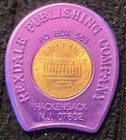 2000-d Hackensack New Jersey Pickled Egg Encased Lincoln Cent Token