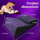 Cozyall Sex Toys Adult Position Pillow - Premium Foam Black 