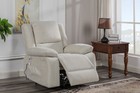 Electric Power Lift Recliner Chair Sofa With Massage Heating For Elderly Beige