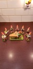 Vintage Hedo Germany Erzgebirge Gnome Band Musicians 8 Piece Set