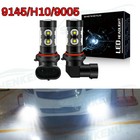 Led Fog driving Light Bulbs Kit 9145 9140 9005 H10 High Power Bright White 6000k