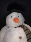 Russ Berrie  Snowflake The Snowman Plush 30   
