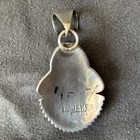Native American Designer L James Signed Sterling Silver Lapis Lazuli Gemstone 