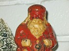 Santa Claus   Removable Wire Tree   Antique Cast Iron Bank Ives 7 1 4  1890s Us 