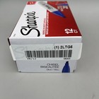 12 Pack Sharpie 38203 Permanent Marker  Blue  Chisel Tip Brand New