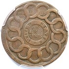 1787 N 1-b R-4 Pcgs Xf Details Cross After Date Fugio Cent Colonial Copper Coin