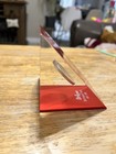 Dr Pepper 100 Original Years 1885-1985 Silver Coin Paperweight  Acrylic 1985
