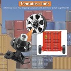 Heavy-duty Shipping Container Axle Wheel With Bolt-on Spindle