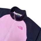 The North Face Women   s Fleece Jacket Pink Black Full Zip Size Small