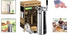 128oz Pressurized Growler Tap System - Stainless Steel Mini Keg Dispenser Kit