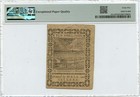 1773 October 1 10 Shillings Pennsylvania Colonial Note Pa-167 Pmg Xf45 Epq