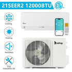 12000 Btu Air Conditioner Mini Split 21 Seer Inverter Ductless Heat Pump  Remote