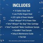 Tetra Aquarium  10 Gallon  Complete Tropical Fish Tank Kit With Led Lighting For