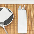 Karat 3  X 10  Silverware Bag  White - 2000 Pcs