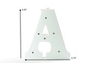 Wooden Marquee Letters Led Light Up Vintage Alphabet Circus Style Light Up Sign