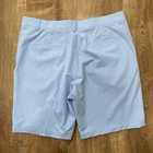 Adidas Golf Shorts Flat Front Lightweight Performance Blue Mens Size 36