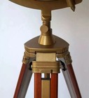 Big World Globe Map Vintage 18   Atlas On Tripod Stand Floor Globe White Ocean
