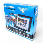Pandigital 8  Lcd Photo Frame Stores 6400 Images Simple Operation No Pc Required