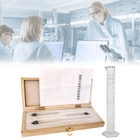 4pcs Alcohol Hydrometer Proof Tralle Meter Distilling Tester Spirit Scale 0-100 