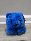 Puffkins Vintage Plush Skylar Beautiful Bright Blue Bear  6671 Swibco Nwt 