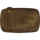 Brass Jeffrey Dresser 1036 Coal Mining Miner Mine 1980s Vintage Belt Buckle